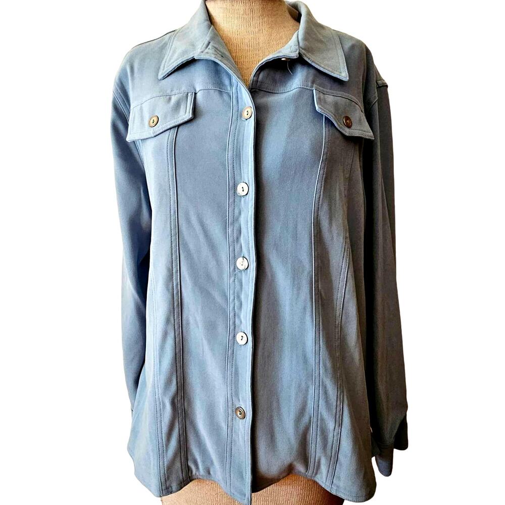Light Blue Shacket Size Large/12